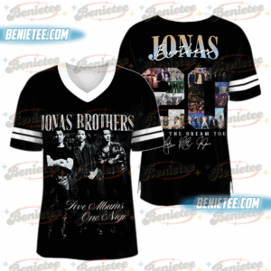 Jonas Brothers Concert Football Jersey, 20th Anniversary, Jonas Bros Tour Tee, Popular Jonas Bros shirts