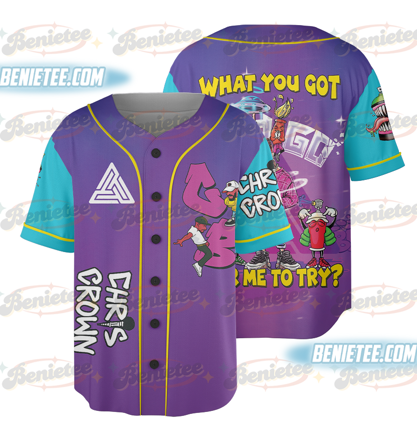 Chris Brown Breezy Bowl XX Tour 2025 Jersey, Chris Brown Baseball Jersey