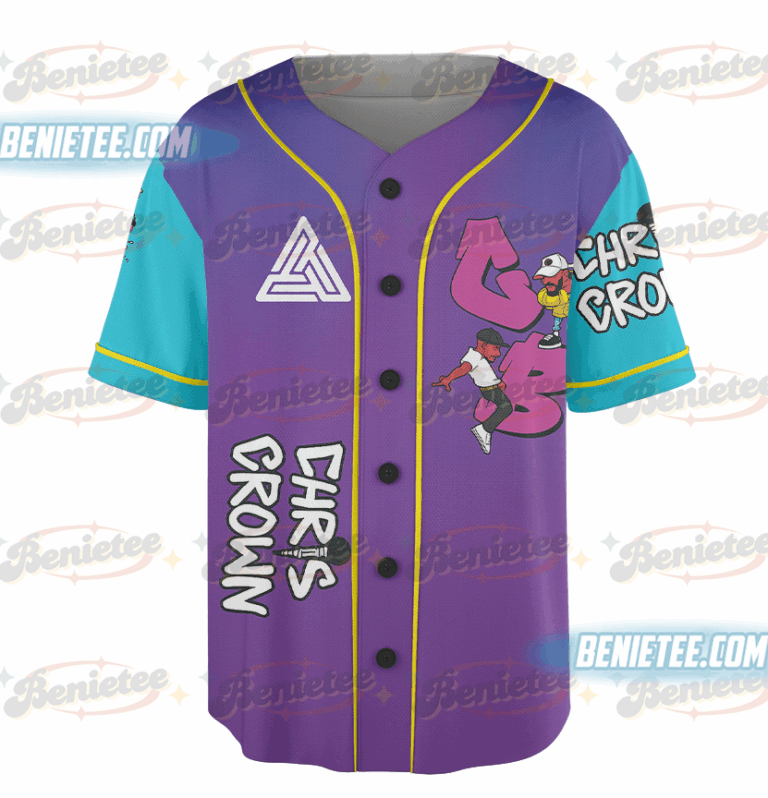 Alternative view of Chris Brown Breezy Bowl XX Tour 2025 Jersey, Chris Brown Baseball Jersey
