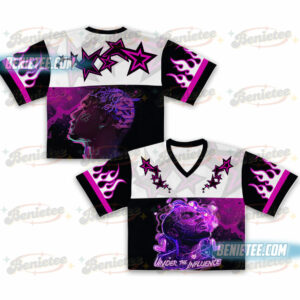 Breezy Bowl Croptop Football Jersey, Chris Brown Stadium Tour Jersey