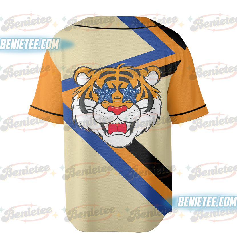 Custom Mascot Checkered Ribbon Spirit Baseball Jersey, School Spirit Game Day Shirt, Team Spirit, School Spirit Shirt, Sports Team Mascot, Mascot Tee - Image 3