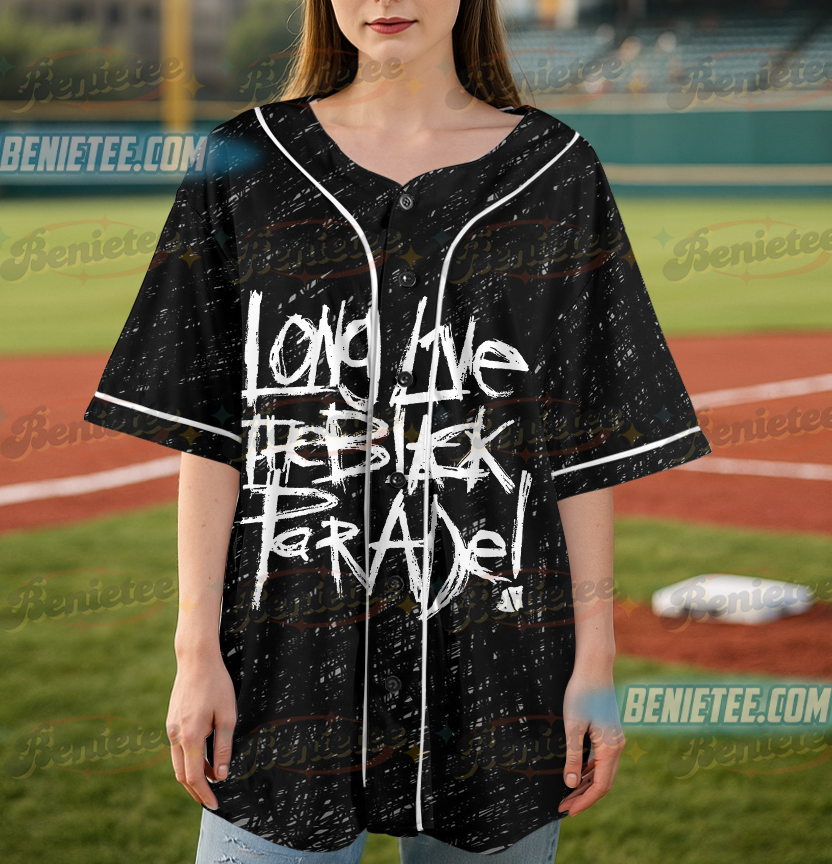 My Chemical Romance Baseball Jersey, The Black Parade Is Dead, Emo Punk Quote Tee, MCR Inspired Shirt, MCR Concert shirt - Image 4