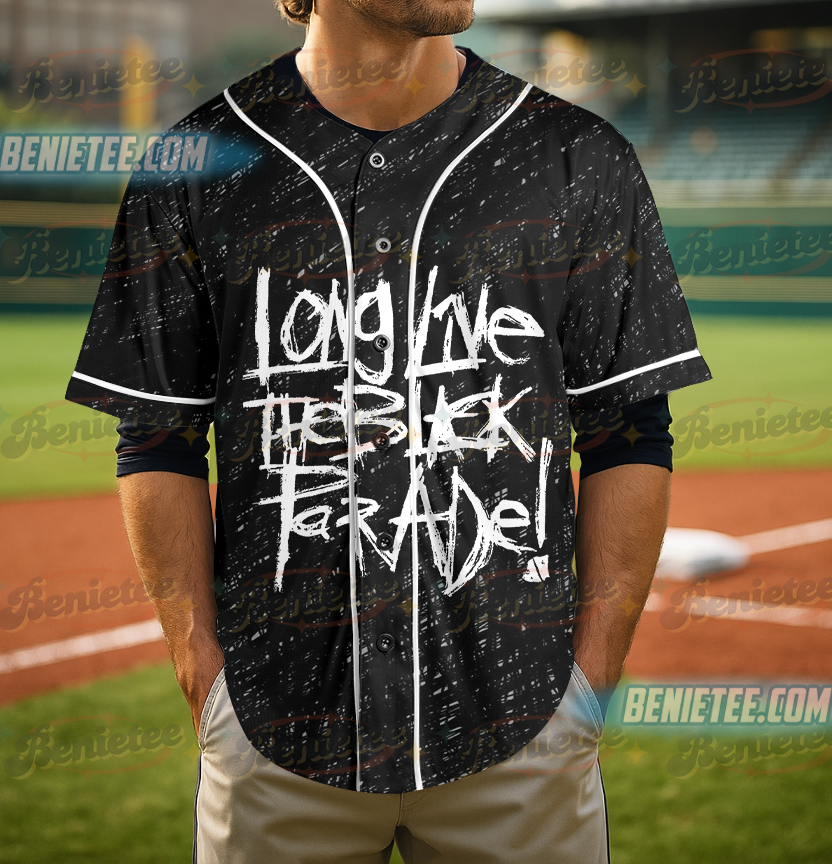 My Chemical Romance Baseball Jersey, The Black Parade Is Dead, Emo Punk Quote Tee, MCR Inspired Shirt, MCR Concert shirt - Image 5