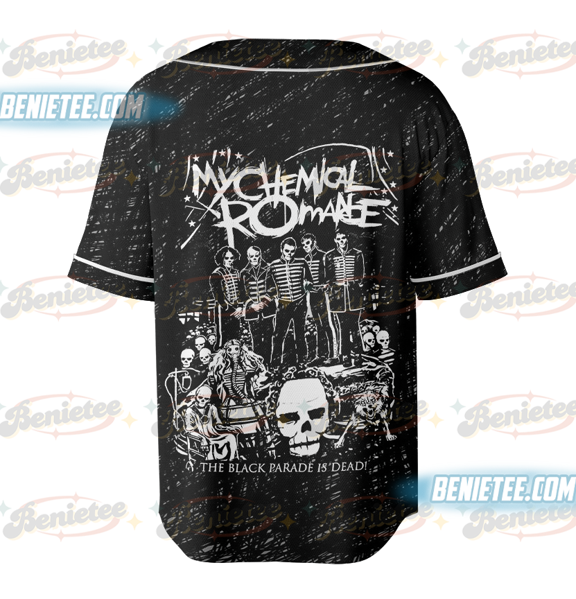 My Chemical Romance Baseball Jersey, The Black Parade Is Dead, Emo Punk Quote Tee, MCR Inspired Shirt, MCR Concert shirt - Image 3