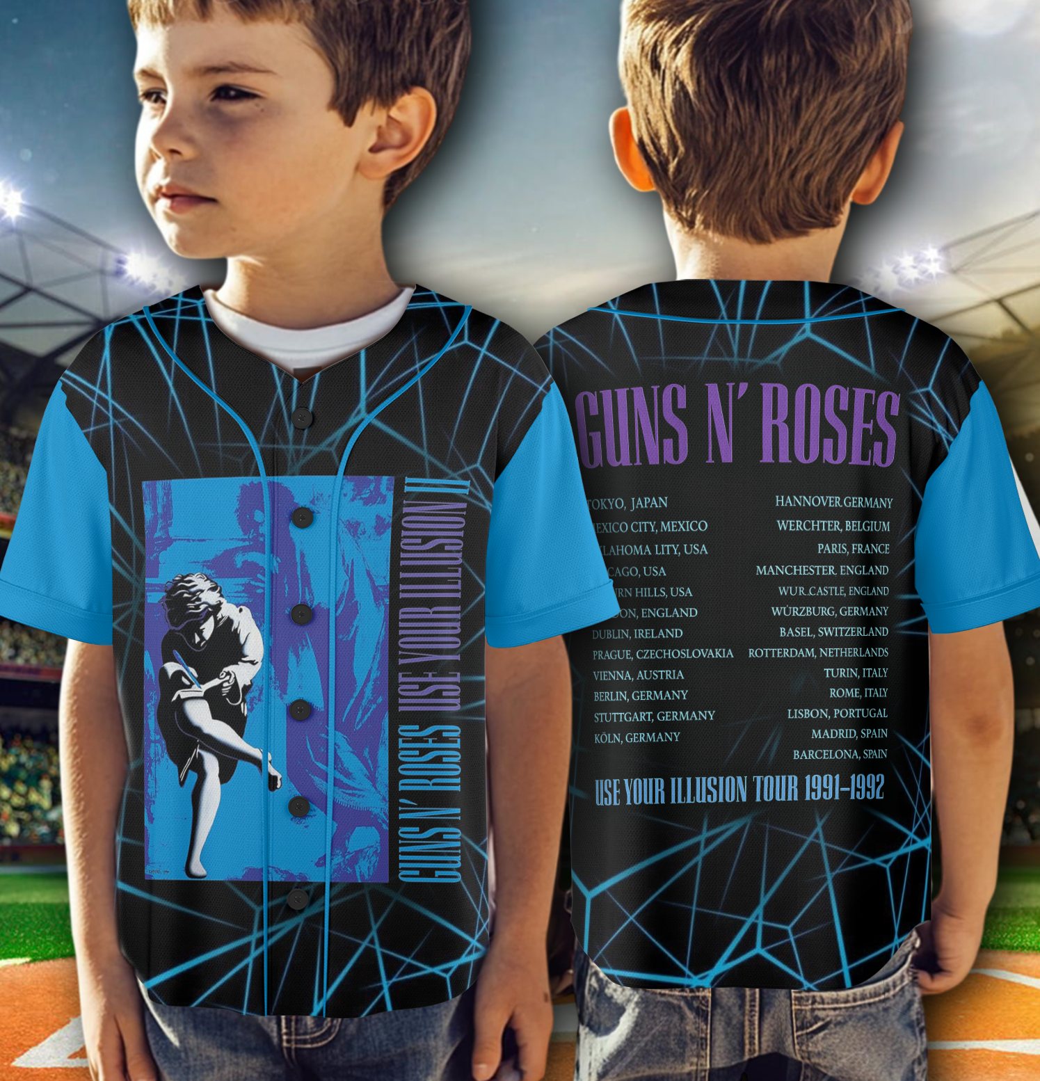 Guns N' Roses 40th Anniversary Jersey - Image 6