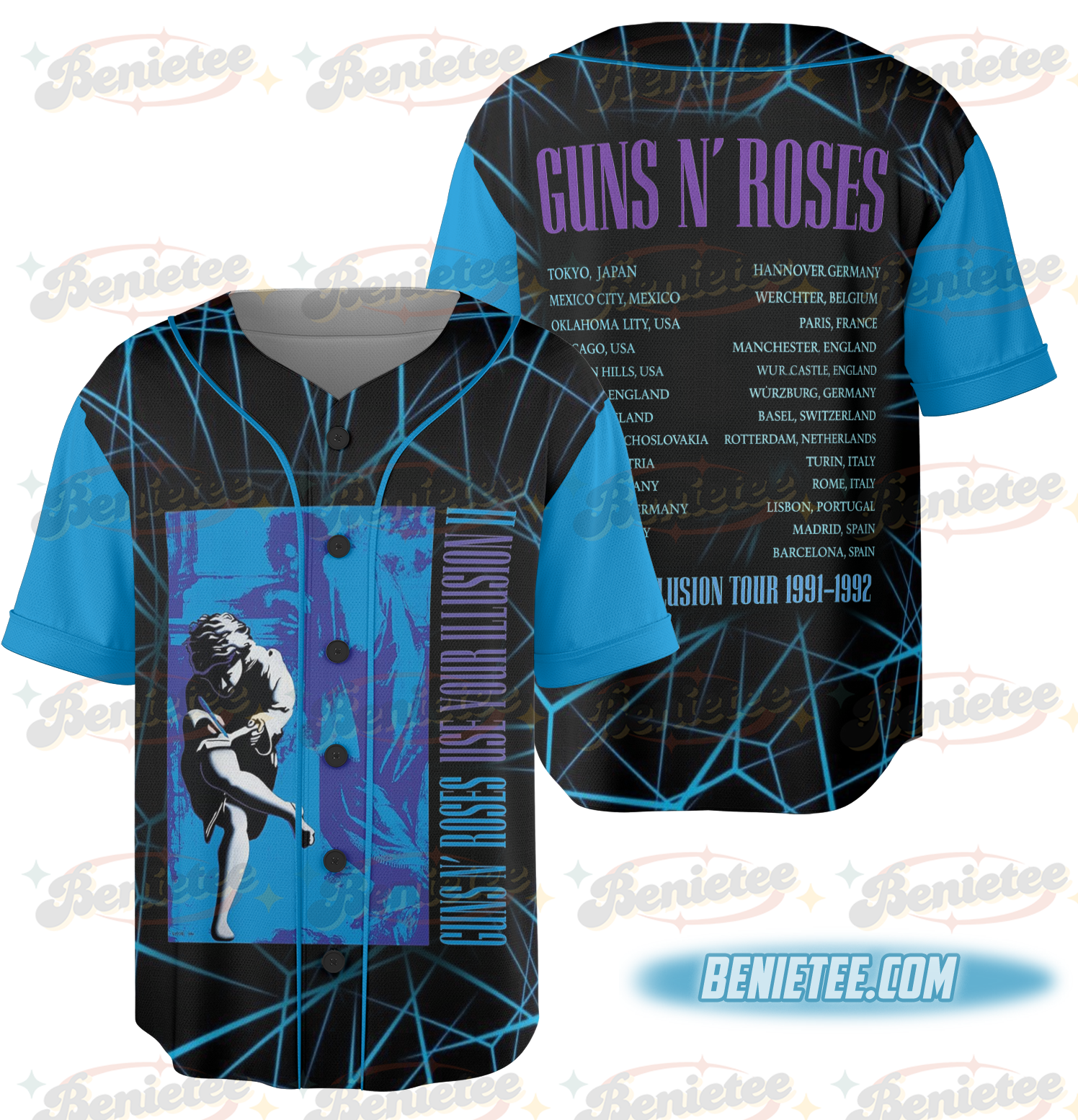 Guns N' Roses 40th Anniversary Jersey - Image 3