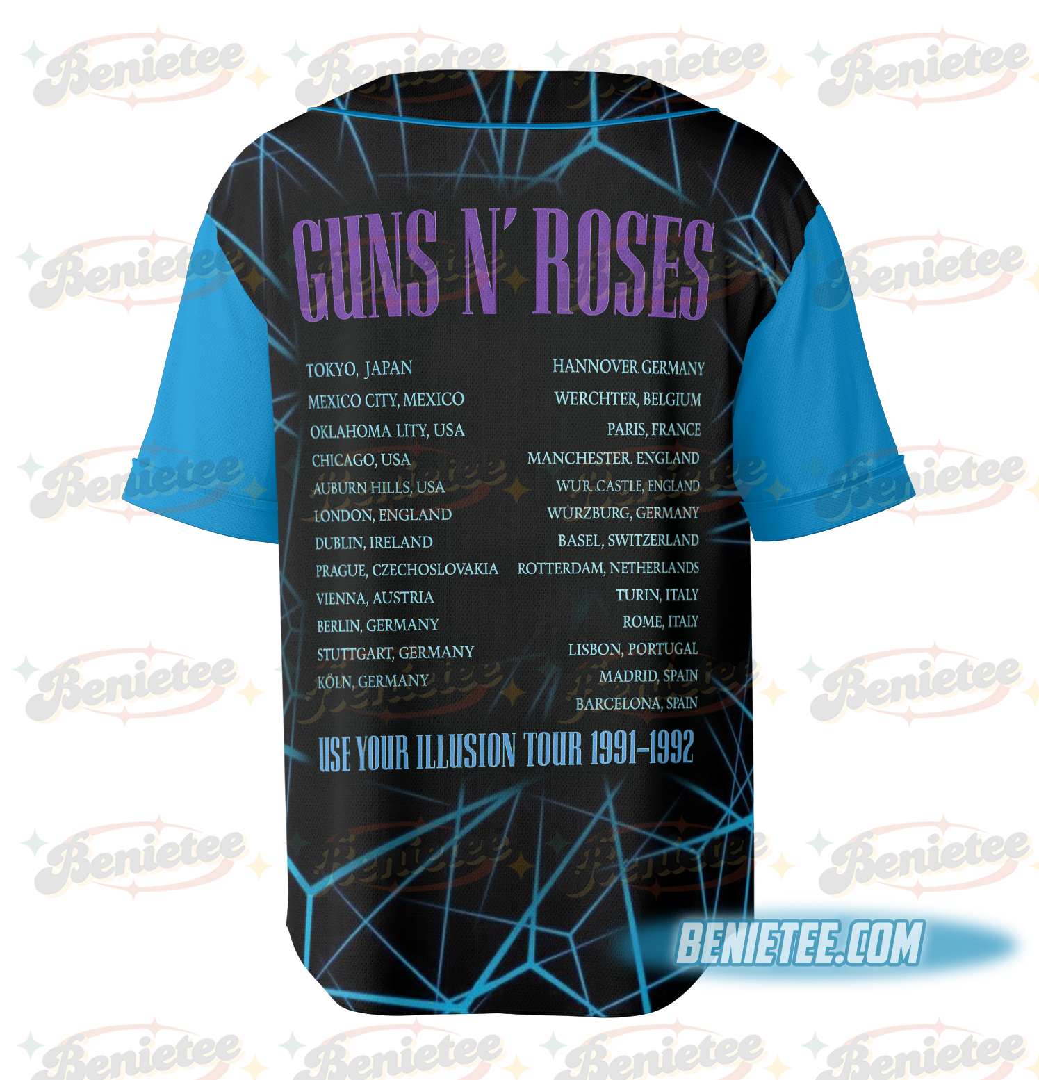 Guns N' Roses 40th Anniversary Jersey - Image 4