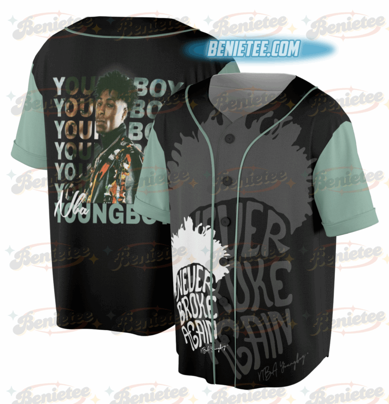 Vintage Youngboy Masa Tour Baseball Jersey