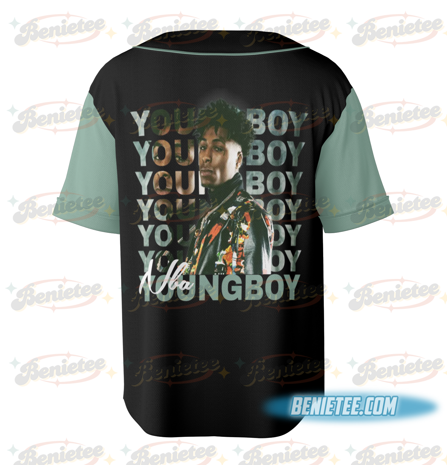 Vintage Youngboy Masa Tour Baseball Jersey - Image 4