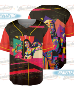 GloRilla Graffiti Women's Relaxed Baseball Jersey, Glorilla Vintage Style 90's Bootleg Jersey