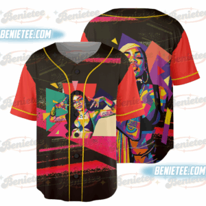 GloRilla Graffiti Women's Relaxed Baseball Jersey, Glorilla Vintage Style 90's Bootleg Jersey