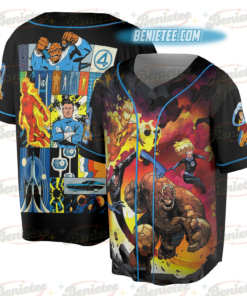 Fantastic Four Team Baseball Jersey