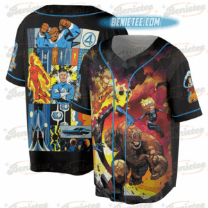 Fantastic Four Team Baseball Jersey