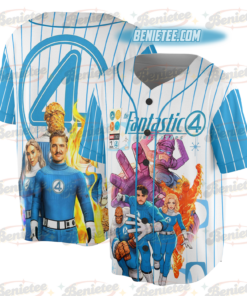 Alternative view of The Fantastic Four First Steps Baseball Jersey