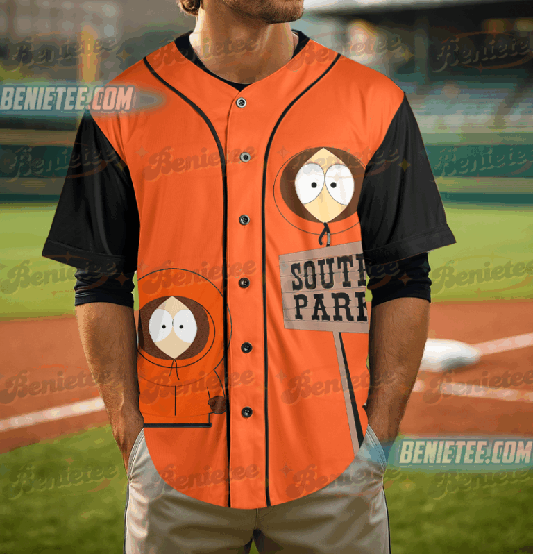 Alternative view of Vintage 1998 South Park baseball Jersey, Vintage Animated TV Show Jersey Shirt