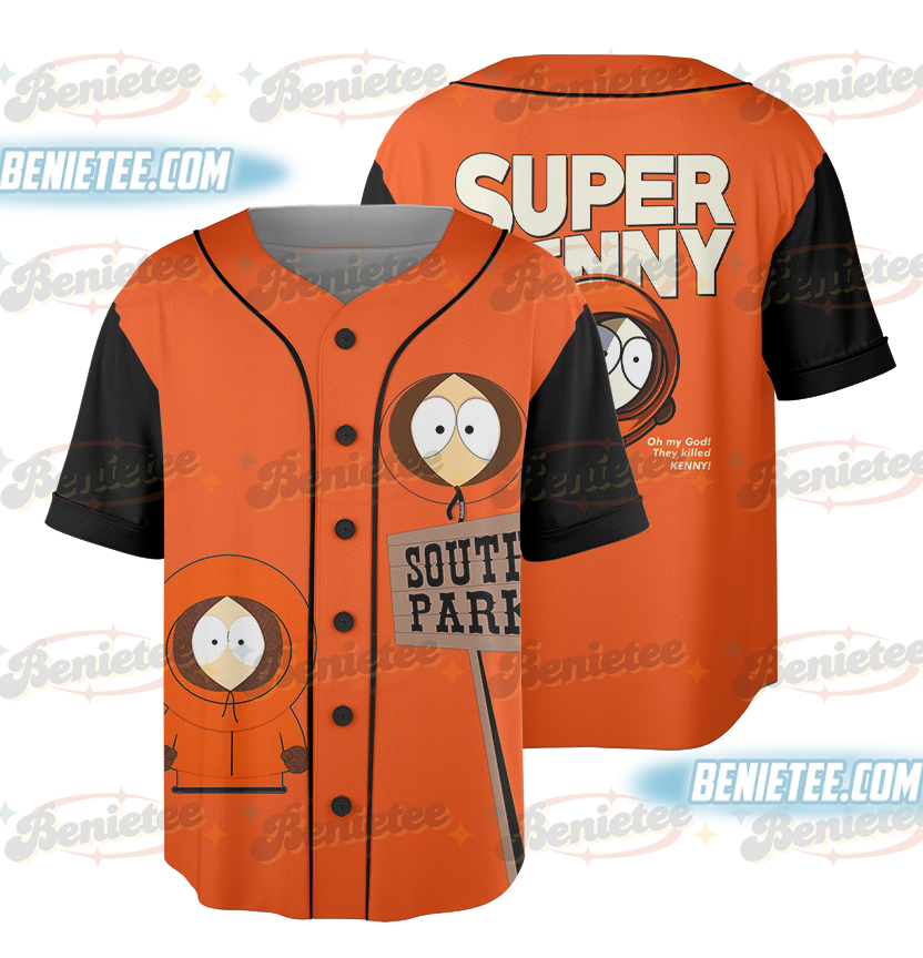 Vintage 1998 South Park baseball Jersey, Vintage Animated TV Show Jersey Shirt