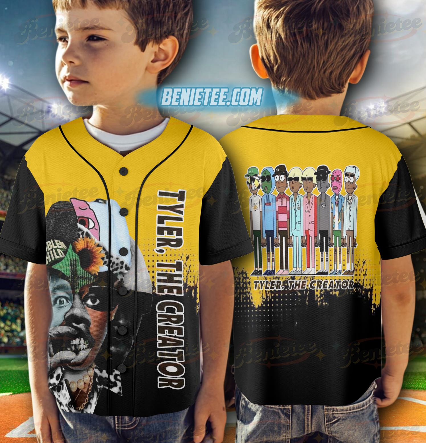 Novelty Tyler the Creator Meme Baseball Jersey - Image 6