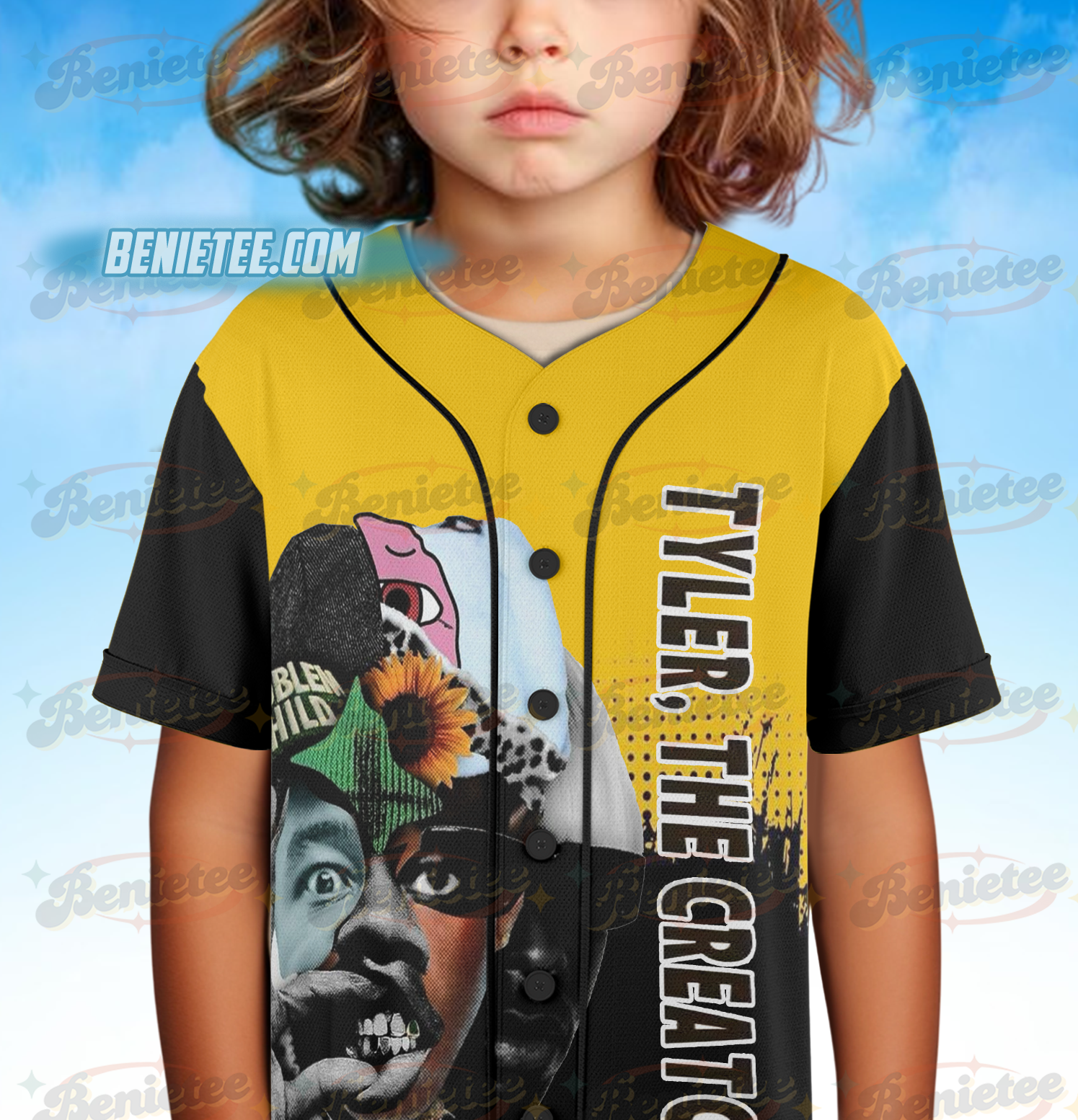 Novelty Tyler the Creator Meme Baseball Jersey - Image 5
