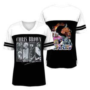 Chris Brown Football Jersey, Breezy Bowl Tour 2025 Football Jersey