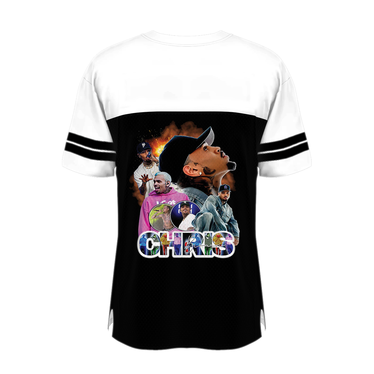Chris Brown Football Jersey, Breezy Bowl Tour 2025 Football Jersey - Image 2