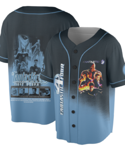 Aesthetic The Fantastic Four First Steps Superhero Movie Jersey