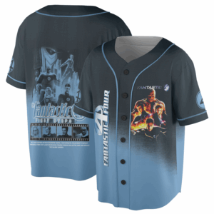 Aesthetic The Fantastic Four First Steps Superhero Movie Jersey