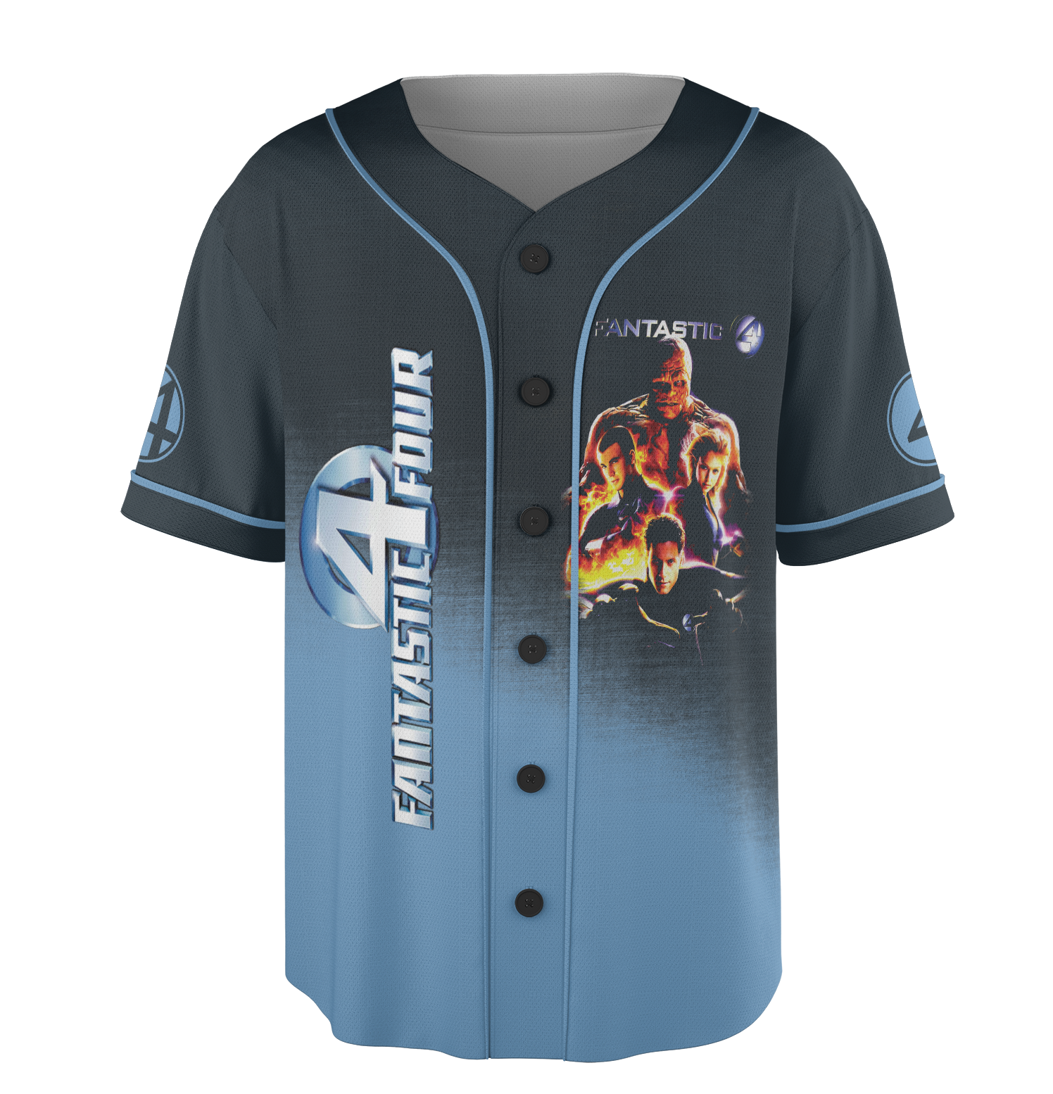 Aesthetic The Fantastic Four First Steps Superhero Movie Jersey - Image 4