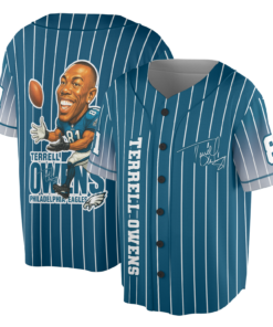 Terrell Owens Philadelphia Eagles Caricature T Shirt