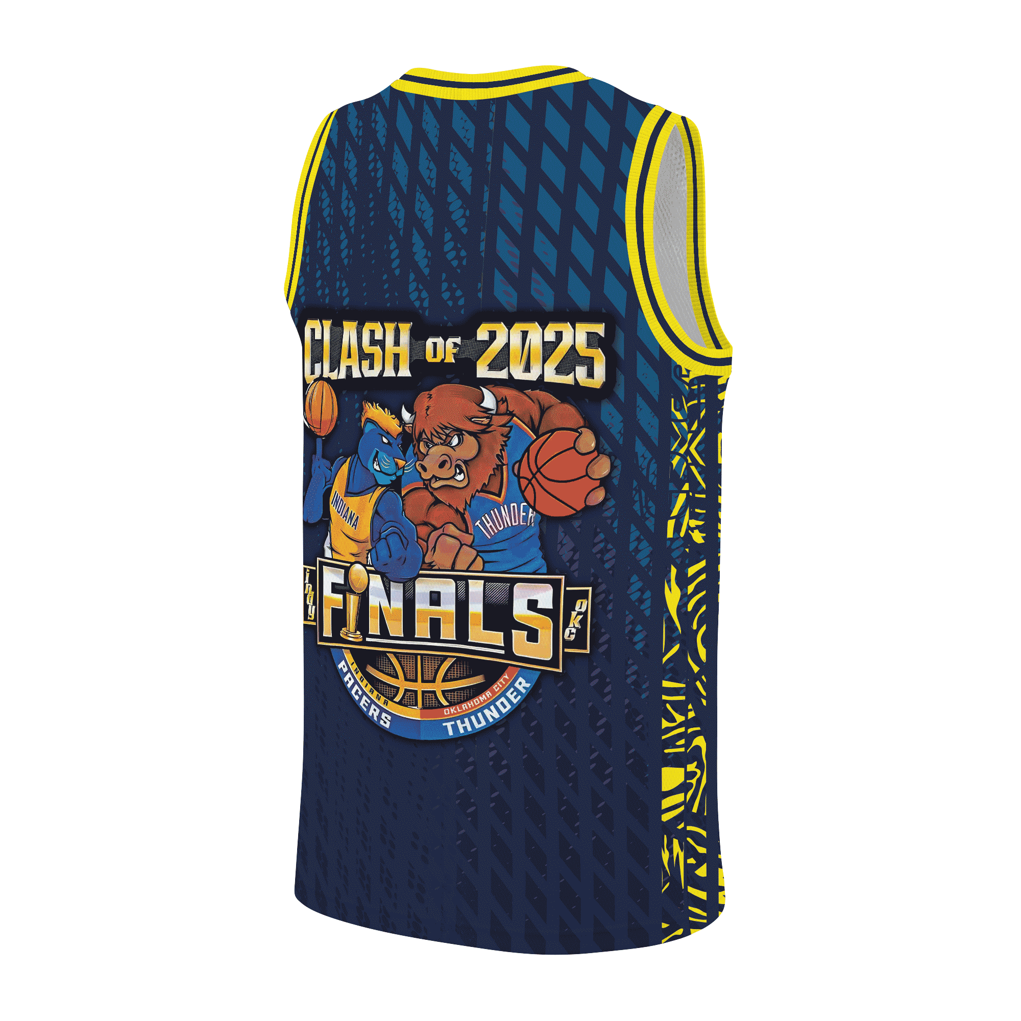 NBA FINALS 2025 Indiana Pacers vs. Oklahoma Thunder Jersey - Image 2