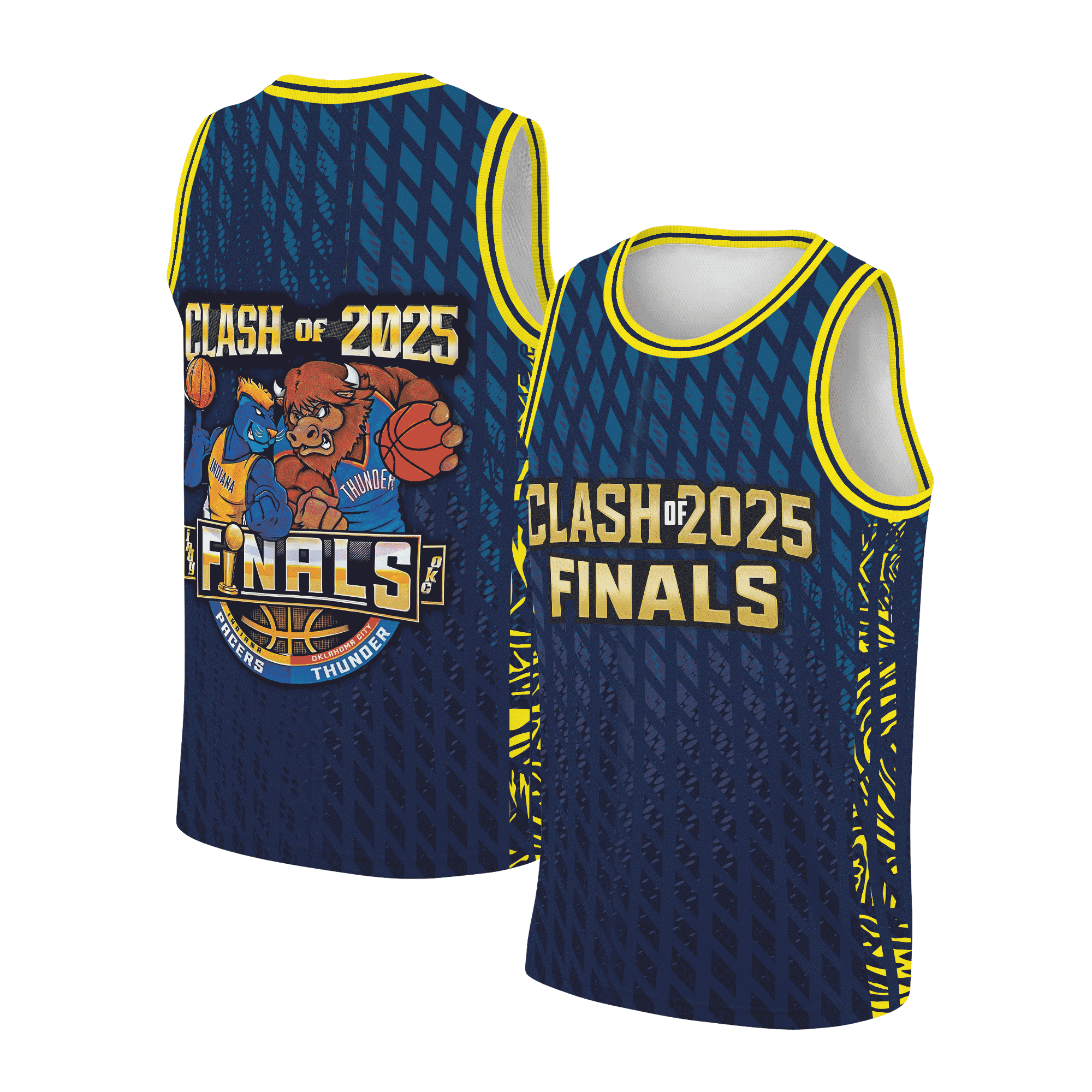 NBA FINALS 2025 Indiana Pacers vs. Oklahoma Thunder Jersey