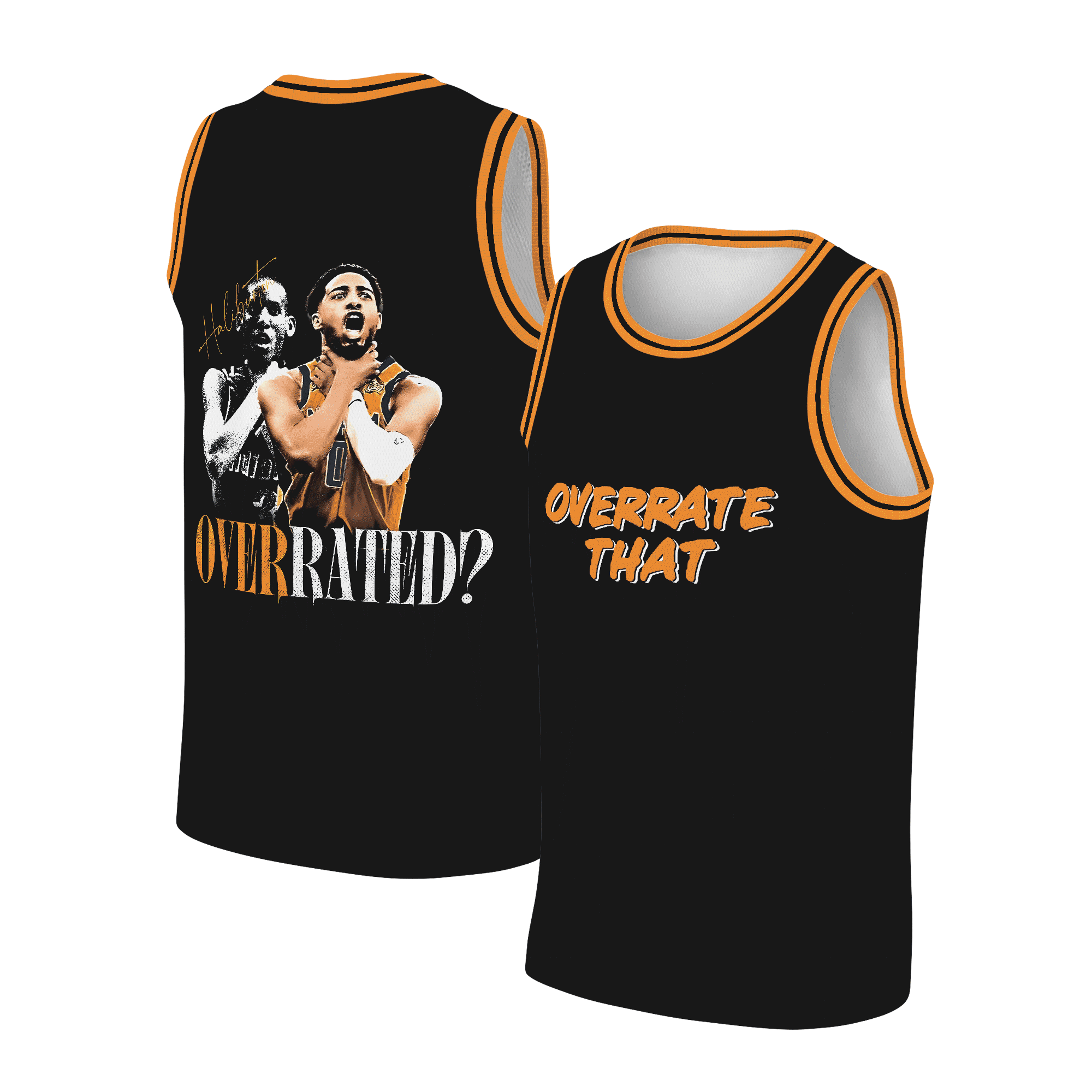 Tyrese and Reggie Choke Celly Basketball Jersey, Vintage Indiana Pacers Shirt