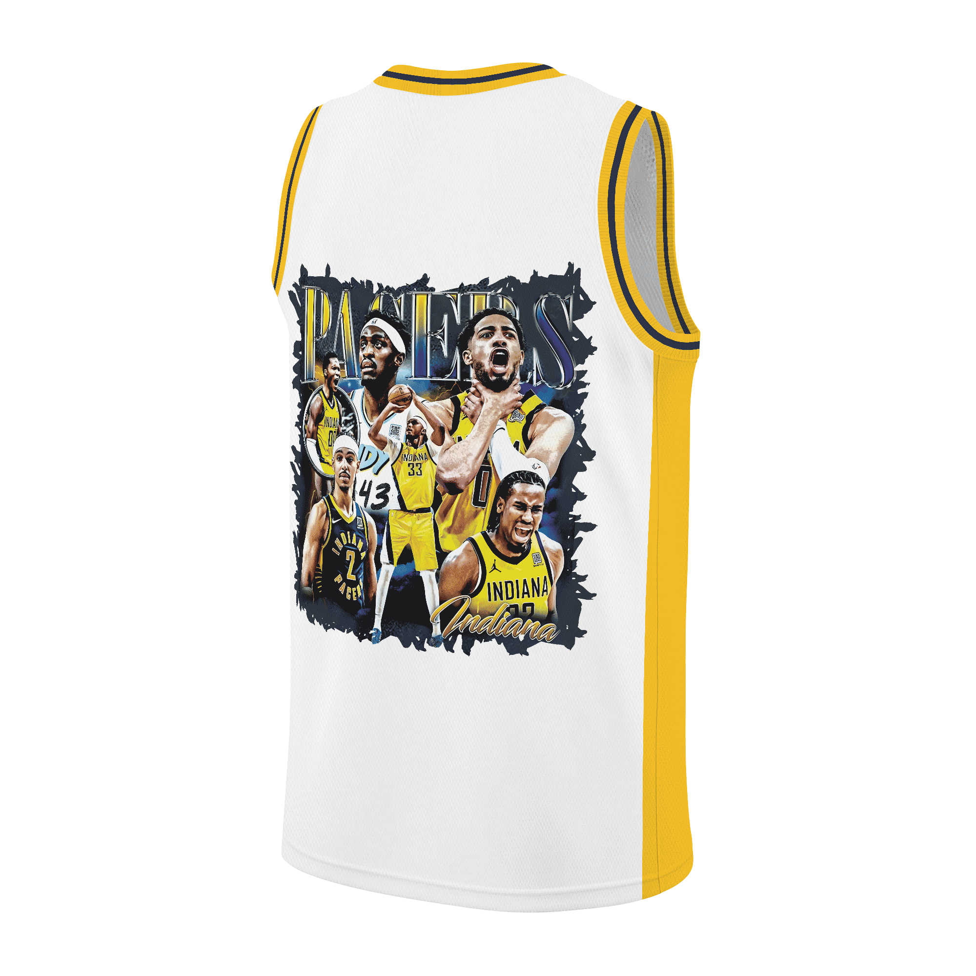 What The Hali Indiana Basketball Bootleg Vintage Basketball Jersey - Image 2