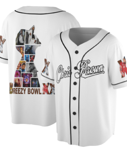 Alternative view of Chris Brown Breezy Bowl XX Jersey,  Chris Brown 2025 Breezy Bowl Shirt