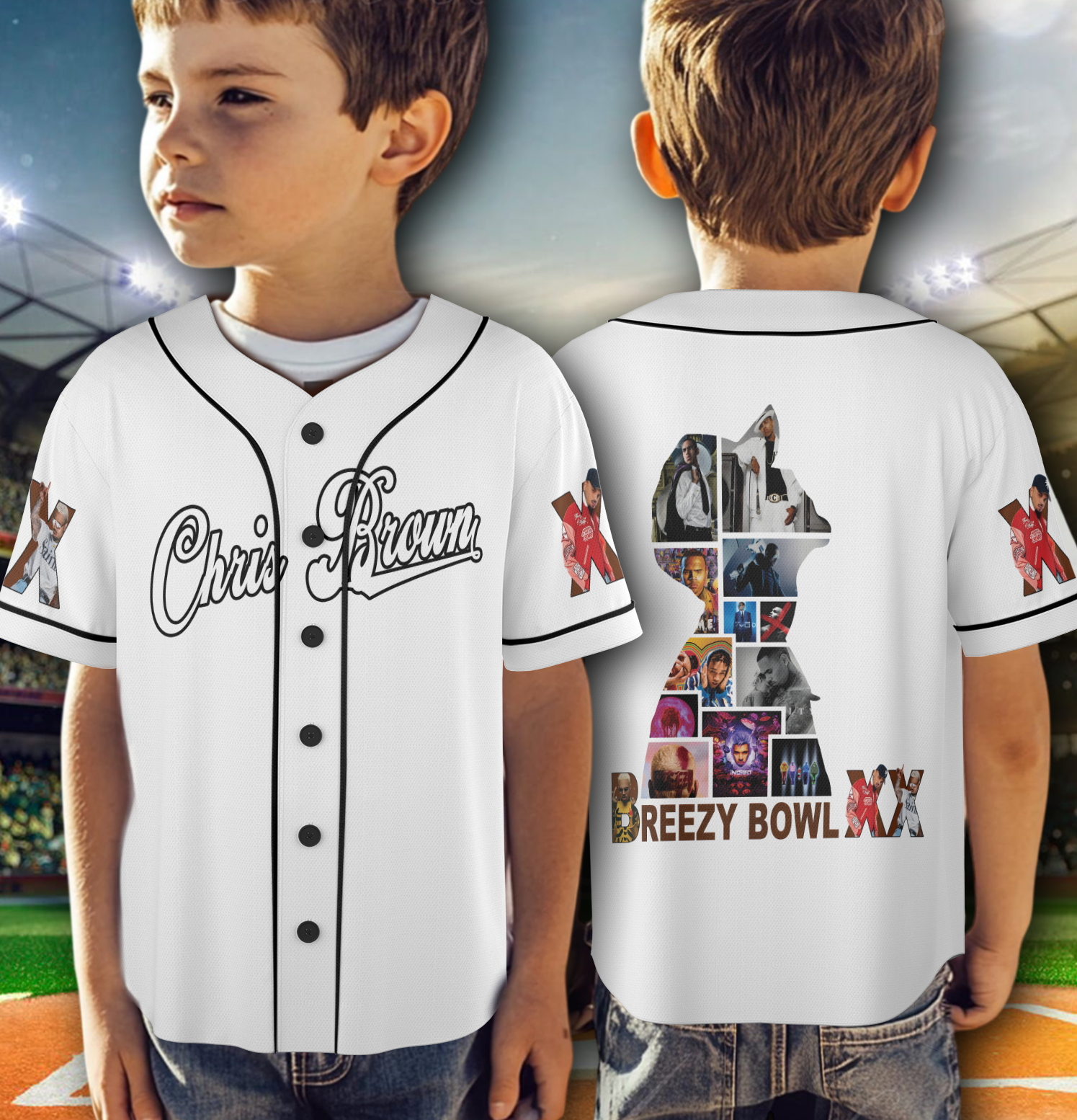Chris Brown Breezy Bowl XX Jersey, Chris Brown 2025 Breezy Bowl Shirt - Image 6