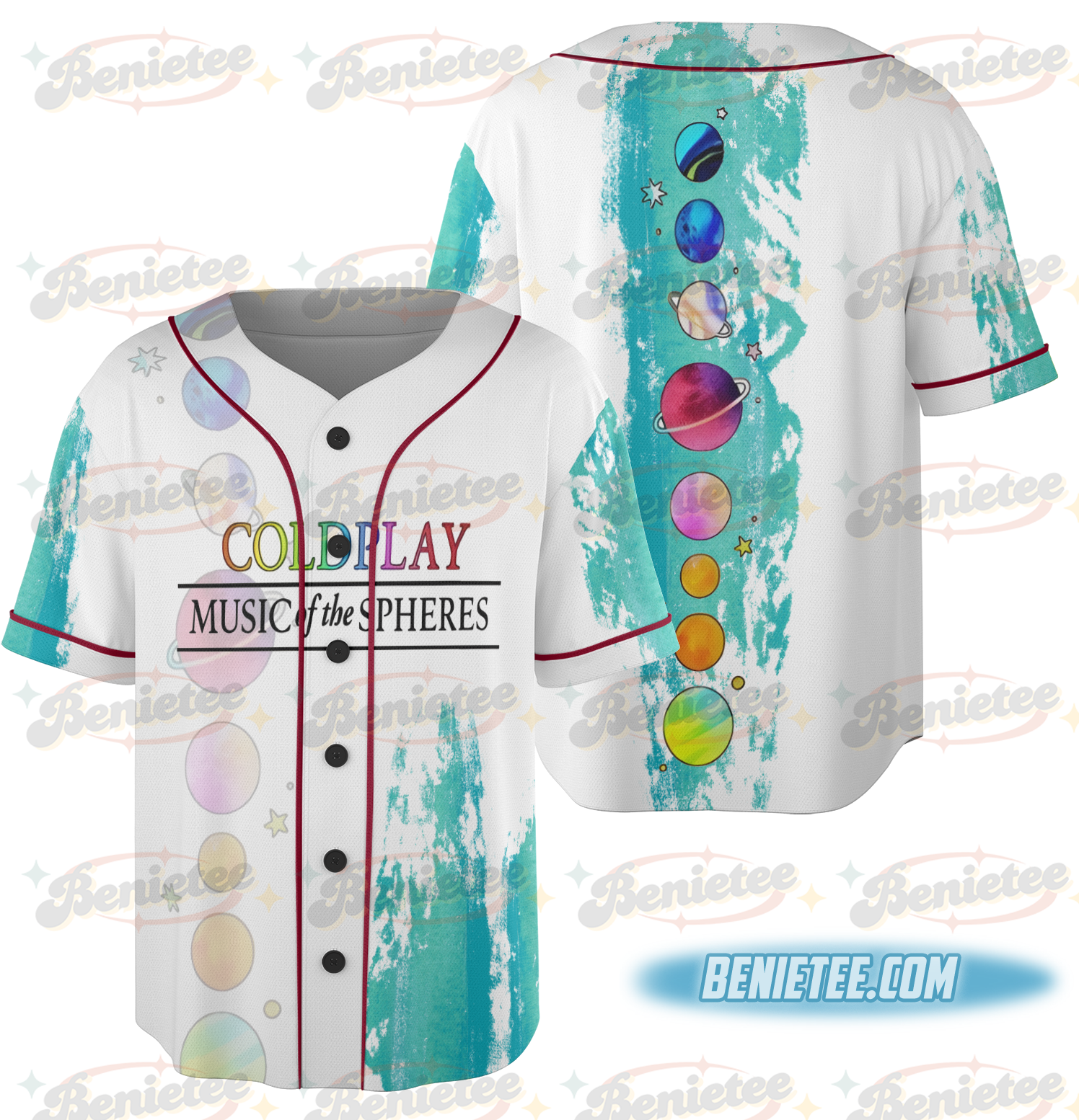 Coldplay El Paso Texas Music Of The Spheres 2025 Tour Jersey - Image 3