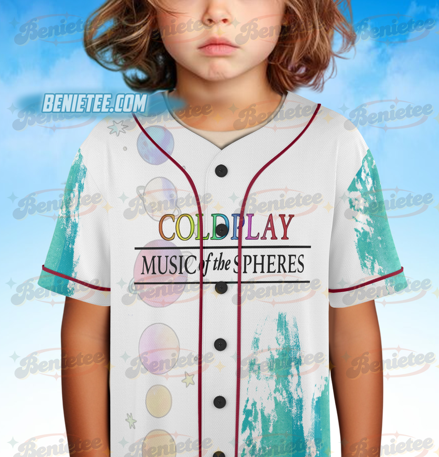 Coldplay El Paso Texas Music Of The Spheres 2025 Tour Jersey - Image 5