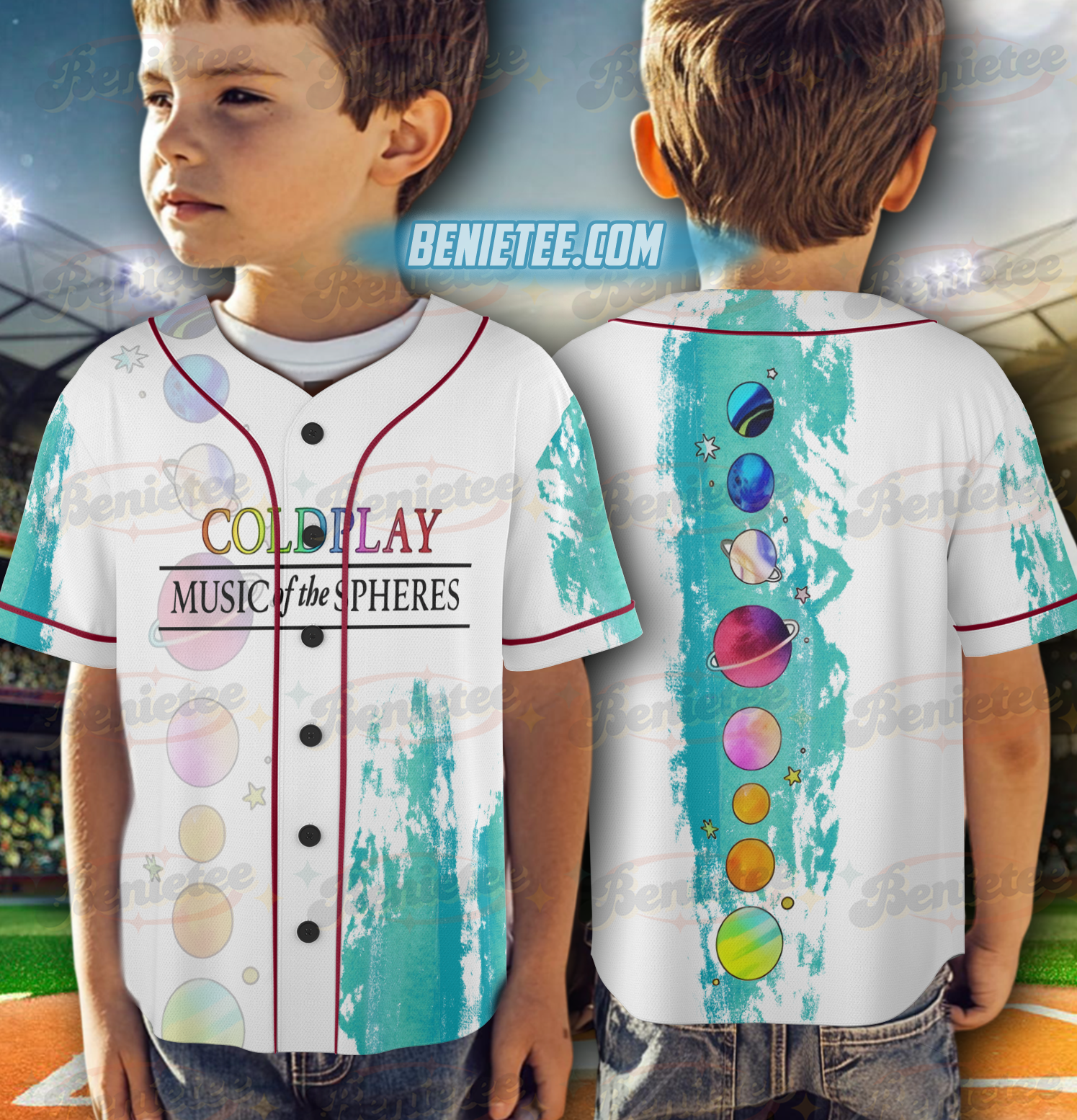 Coldplay El Paso Texas Music Of The Spheres 2025 Tour Jersey - Image 6