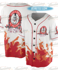 Official Guns N Roses 2025 European And Middle East Tour Jersey