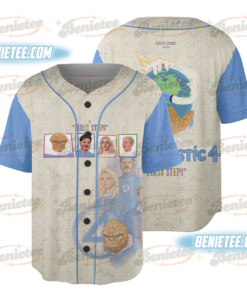 Fantastic Four Baseball Jersey, Vintage Fantastic Four First Steps Jersey, Fantastic 4 Marvel Comic Tee Reed Richards Sue Storm