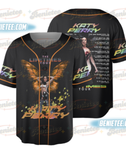 2025 Katy Perry The Lifetime Tour Baseball Jersey, Katy Perry Tee, Katy Perry Fan Gift, Katy Perry Merch