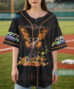 Alternative view of 2025 Katy Perry The Lifetime Tour Baseball Jersey, Katy Perry Tee, Katy Perry Fan Gift, Katy Perry Merch