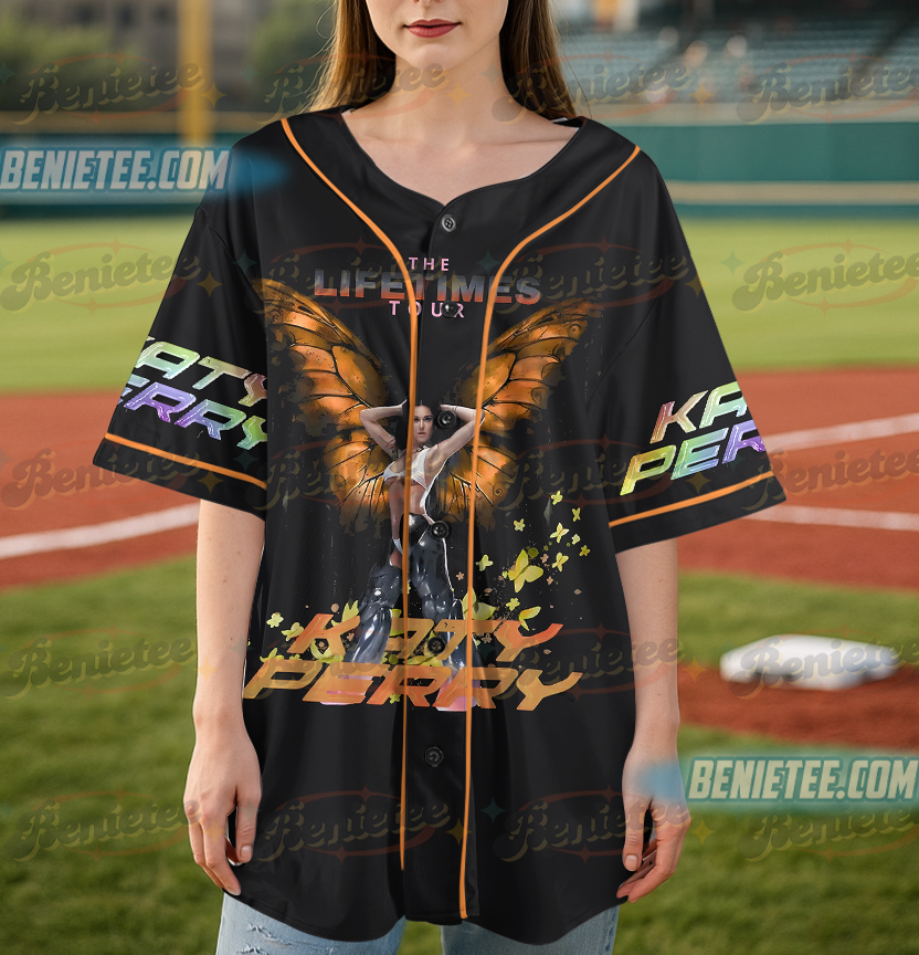 2025 Katy Perry The Lifetime Tour Baseball Jersey, Katy Perry Tee, Katy Perry Fan Gift, Katy Perry Merch - Image 2