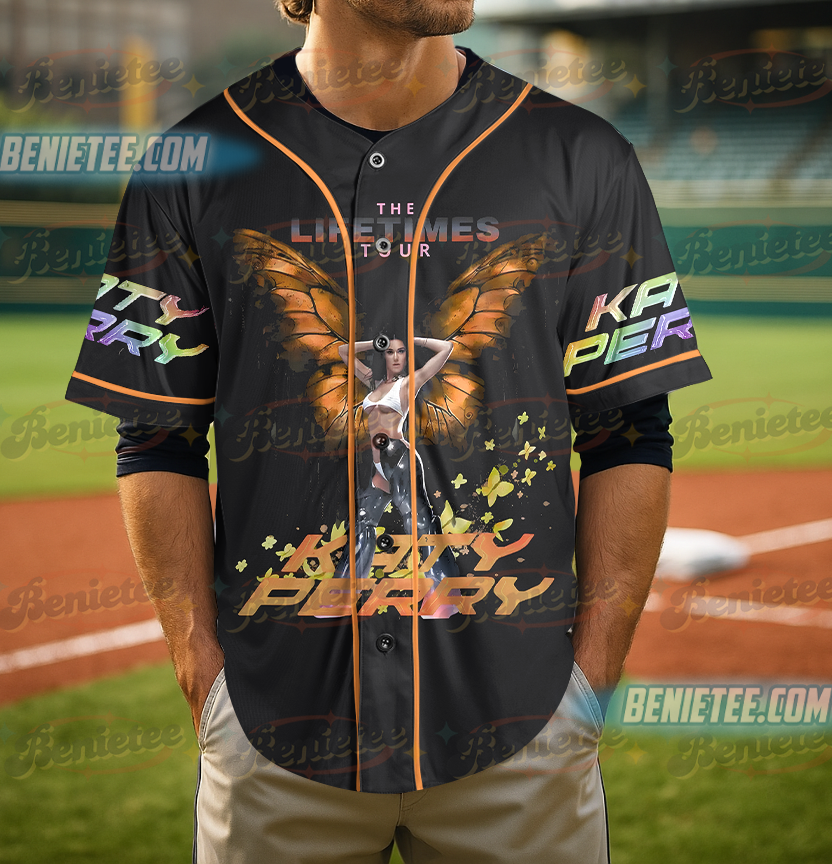 2025 Katy Perry The Lifetime Tour Baseball Jersey, Katy Perry Tee, Katy Perry Fan Gift, Katy Perry Merch - Image 4