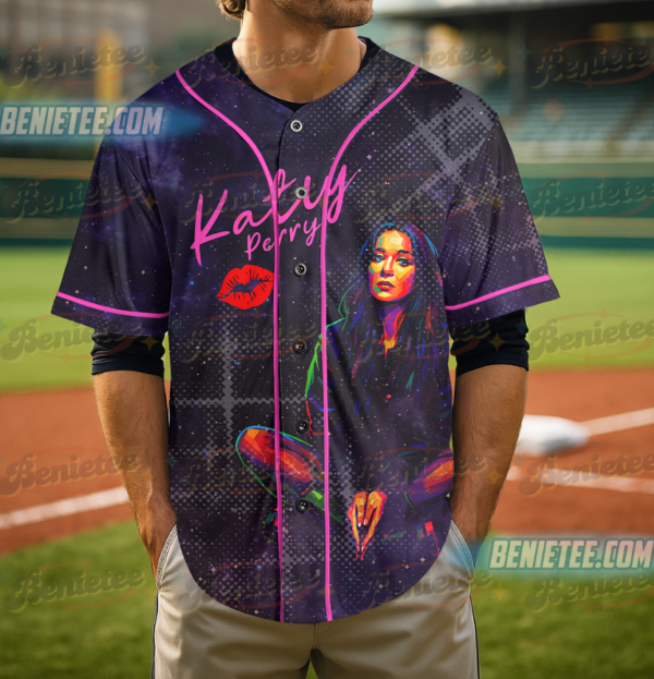 Alternative view of Katy Perry baseball Jersey, 2025 Katy Perry The Lifetime Tour Jersey, Katy Perry Fan Gift, Katy Perry Merch, Katy Perry Graphic Shirt