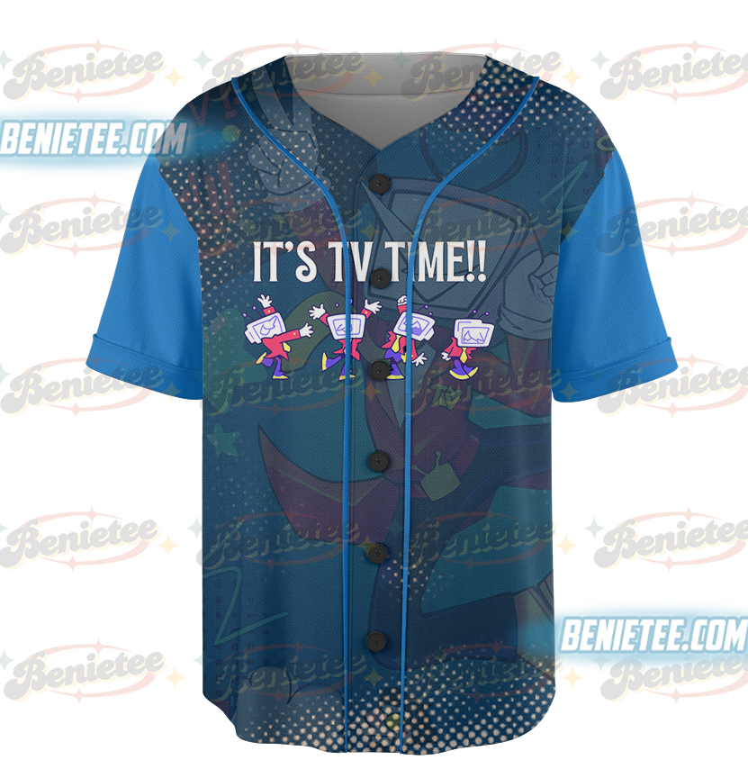 Tenna: Its TV Time Baseball Jersey, Deltarune Inspired Tee, Deltarune Tenna Tshirt - Image 3