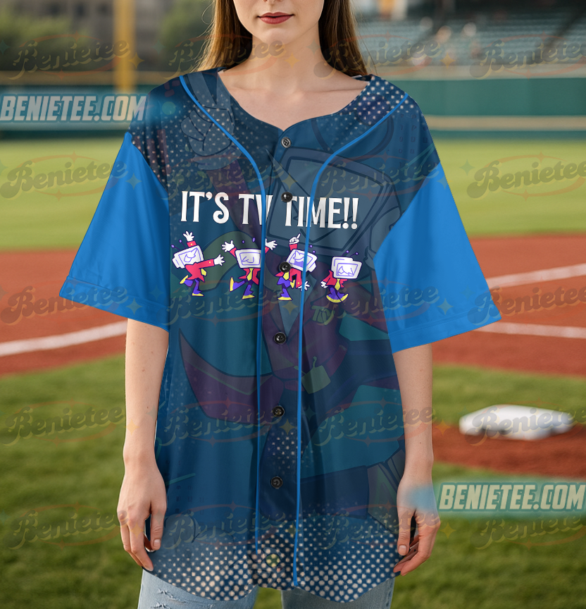 Tenna: Its TV Time Baseball Jersey, Deltarune Inspired Tee, Deltarune Tenna Tshirt - Image 5