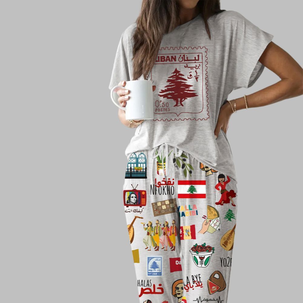 Very Lebanese Casual Pajama Set For Women