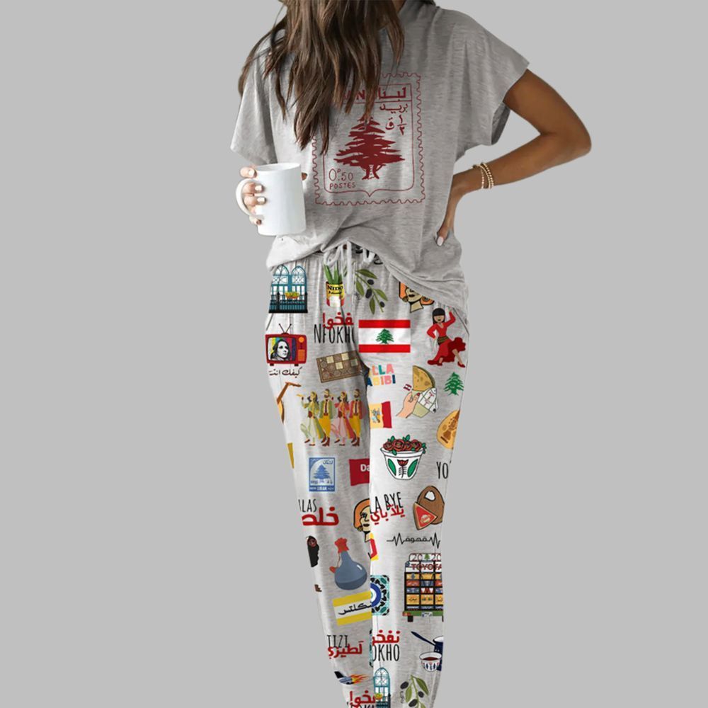 Very Lebanese Casual Pajama Set For Women - Image 2