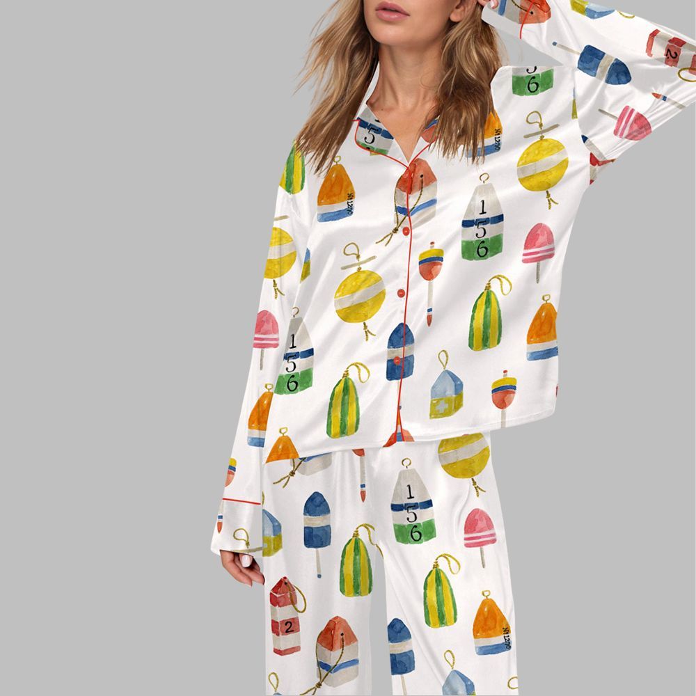 Vintage Buoys Pajama Set For Women - Image 2
