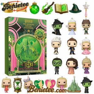 Wicked Premium Advent Calendar 2025 CHRISTMAS GIFT, CHRISTMAS IDEA, Christmas Countdown Advent Calendar Gift Box with 24 Acrylic Ornaments